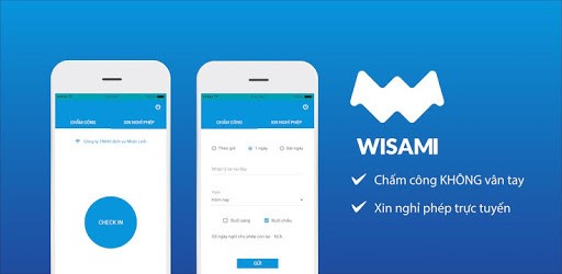 Phần mềm chấm công điện thoại Wisami 